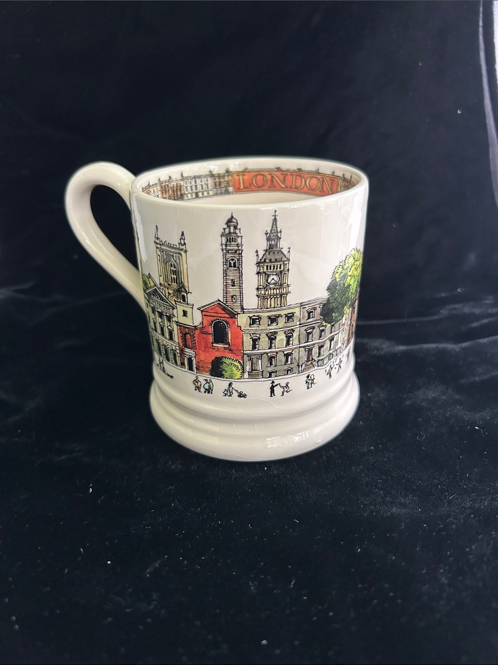 Emma Bridgewater Lovely London Souvenir Ceramic Mug with Illustrated Cityscape